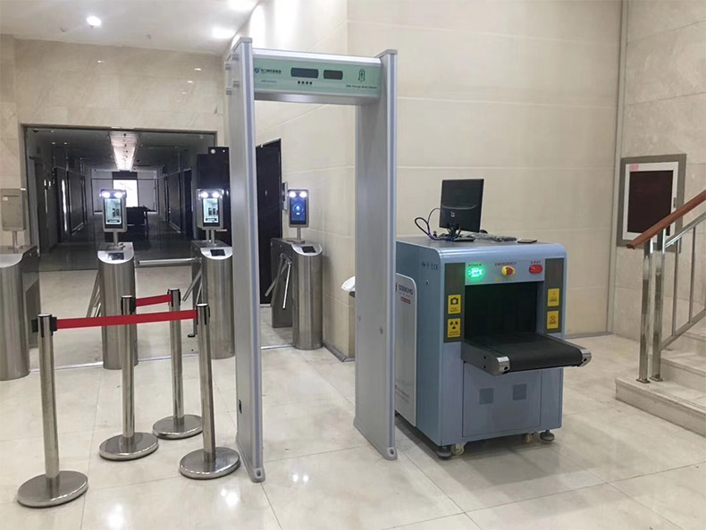 江蘇（sū）某保密單位使（shǐ）用www.91（shén）安檢機和安檢門