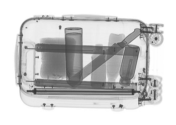 安（ān）檢機的灰色顯示（shì）