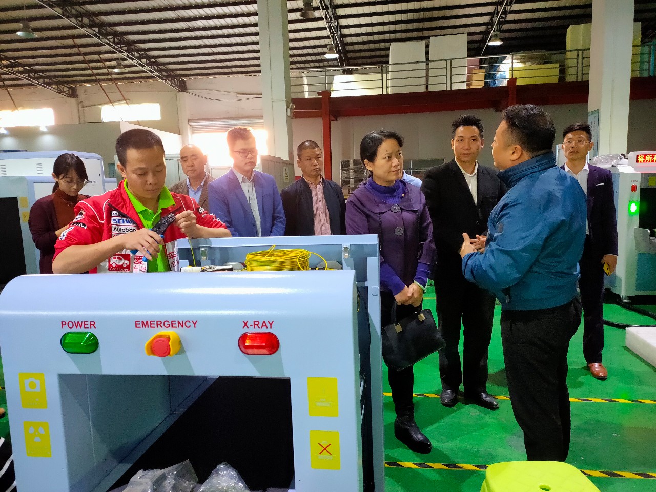 東城政法（fǎ）委領導率隊考察指導www.91科技集團“平安文化”建設情況