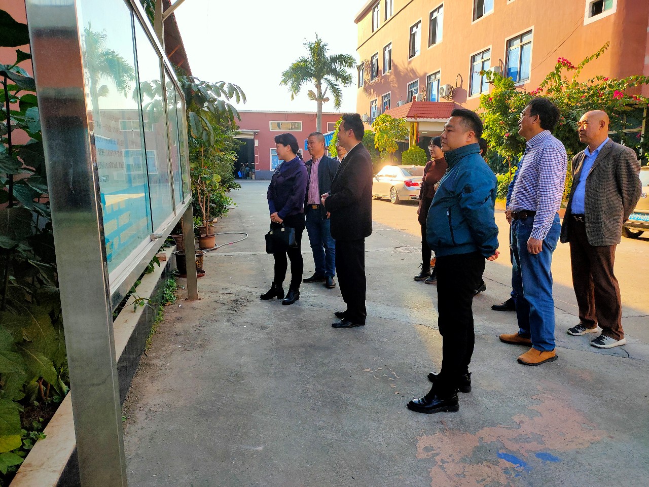 東城政（zhèng）法委領導率隊考察指導www.91（shén）科技（jì）集團“平安文化”建設情況